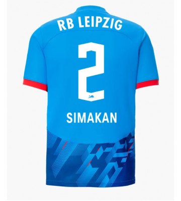 RB Leipzig Mohamed Simakan #2 Replika Tredjetrøje 2023-24 Kortærmet